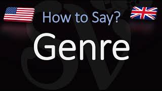 How to Pronounce Genre CORRECTLY [upl. by Bliss]