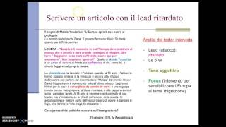 Scrivere un articolo di cronaca [upl. by Gratt]