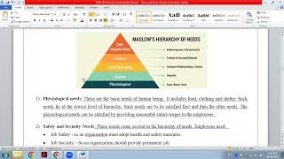 23  Motivation  Meaning Maslows Need Hierarchy Theory and McGregors Theory X and Theory Y [upl. by Kaliope]