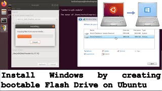 Remove Ubuntu and Install Windows using Flash Drive [upl. by Lagas]