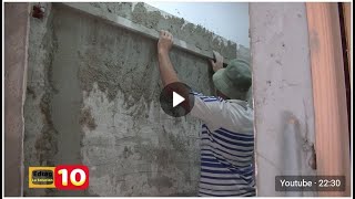 Como nivelar la pared del baño para pegar cerámicos [upl. by Higginbotham]