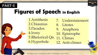 Top22 Figures of Speech in English PART2 [upl. by Onoitna]