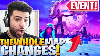 TRAVIS SCOTT EVENT CHANGES THE WHOLE MAP CRAZY FORTNITE CONCERT REACTION ft Ninja Courage Lupo [upl. by Elvina962]