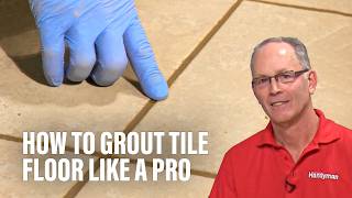 How to Grout Tile Floor Like a Pro [upl. by Noled]