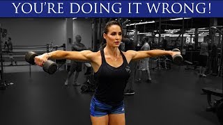 How To Do Lateral Raises  Build Your Shoulders [upl. by Hairam368]