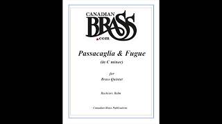 JS Bach arr Balm  Passacaglia in C Minor PDF Score [upl. by Raveaux]