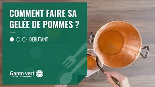 TUTO Comment faire sa gelée de pommes   Jardinerie Gamm vert [upl. by Baerl]