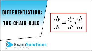 How to differentiate using The Chain Rule ExamSolutions Maths Revision [upl. by Flosi]