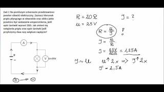Prąd elektryczny  zadania cz1 [upl. by Akinhoj]