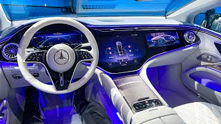 2022 NEW Mercedes EQS Full Interior Walkaround Mercedes Benz EQS Interior Ambiente [upl. by Ena]