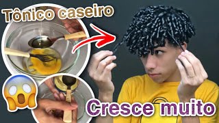 COMO FAZER PRO CABELO CRESCER MAIS RÁPIDO  tônico capilar caseiro [upl. by Meensat147]