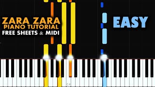 Zara Zara Behekta Hai  RHTDM EASY Piano Tutorial [upl. by Gnahk]