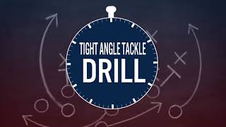 Tight Angle Tackle  USA Football Fundamentals [upl. by Ynnad85]