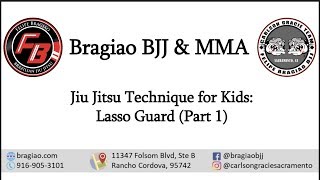 Ep19  BJJ for Kids Lasso Guard Part 1 [upl. by Herm]