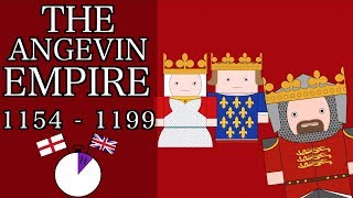 Ten Minute English and British History 10  The Angevin Empire and Richard the Lionheart [upl. by Norty]