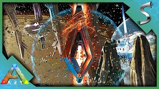 BATTLING THE OVERSEER BOSS TO ASCEND ON THE ISLAND  Ark Survival Evolved Cluster E150 [upl. by Terrance]