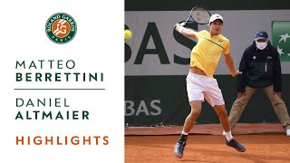 Matteo Berrettini vs Daniel Altmaier  Round 3 Highlights I RolandGarros 2020 [upl. by Appel]