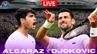 LIVE🔴 Carlos Alcaraz vs Novak Djokovic  Wimbledon 2024  FINAL [upl. by Frederick]