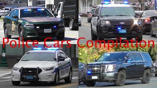 Police Cars Responding Compilation 2 [upl. by Burlie]