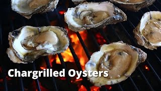 Chargrilled Oysters  Grilled Oyster Recipe on Big Green Egg [upl. by Leler]