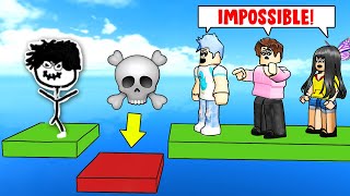 Finding the IMPOSSIBLE STICKMEN Roblox With Friends [upl. by Sidky]