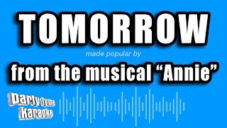 Annie  Tomorrow Karaoke Version [upl. by Sproul615]