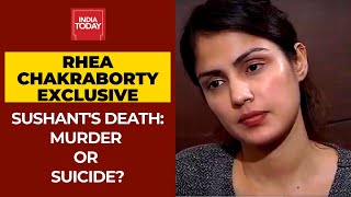 Sushant Singh Rajput Death Case Was It Suicide Or Murder Rhea Chakraborty Responds To Rajdeep [upl. by Oigres]