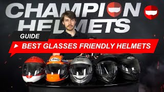 Glasses Friendly Motorcycle Helmet Guide  ChampionHelmetscom [upl. by Ipoillak566]