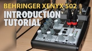 How to hook up an audio mixer to a PC  Introduction to Behringer Xenyx 502 EnglishHD [upl. by Atirhs]