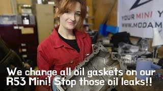 Replacing R53 oil gaskets [upl. by Ashla696]