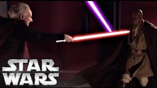 Did Mace Windu Really Beat Palpatine  Star Wars Explained [upl. by Ahsieni]