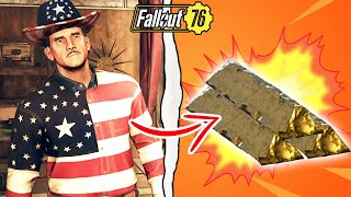 Top 10 Best Ways to Get Gold Bullion in Fallout 76 Wastelanders [upl. by Thilde]