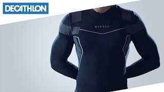 Maglia intima termica Keepdry 500 Kipsta  Decathlon Italia [upl. by Judah]