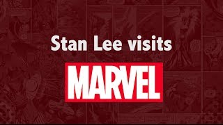 Stan Lee Visits the Marvel Office [upl. by Lubeck771]