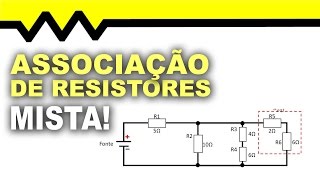 Associação mista de resistores Como calcular [upl. by Garner]