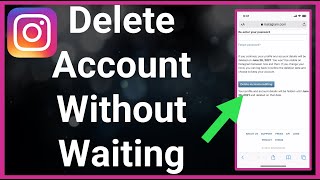 How To Delete Instagram Account Without Waiting 30 Days [upl. by Freiman]