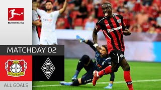 Diaby Schick amp Co Too Strong  Bayer Leverkusen  Borussia Mgladbach 40  All Goals  Matchday 2 [upl. by Lacim]