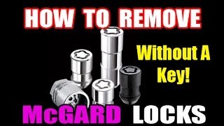 HOW TO REMOVE WHEEL LOCKS WITHOUT KEY [upl. by Pinchas]