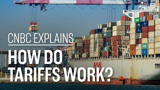 How do tariffs work  CNBC Explains [upl. by Kcirederf]