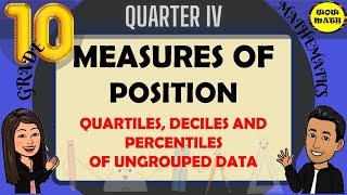 QUARTILES DECILES AND PERCENTILES OF UNGROUPED DATA  GRADE 10 MATHEMATICS Q4 [upl. by Belvia]