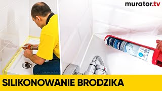 Silikonowanie brodzika i silikonowanie wanny  DOMOWE SOS [upl. by Janenna]