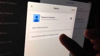 How to sign out of a YouTube account iPadiPhonetabletandroid [upl. by Flower]