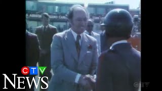 W5 Archive The Trudeau family visits Cuba in 1976 [upl. by Byrle]