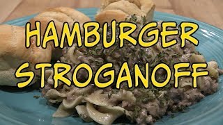 Easy Hamburger Beef Stroganoff Recipe [upl. by Peder235]