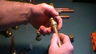 The Old plumber shows how to join copper pipe without soldering [upl. by Rednave136]