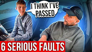 Learner Driver Fails Driving Test But Thinks He Has Passed  6 Serious Driving Faults [upl. by Tedd]