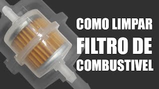 Como Limpar Filtro de Combustivel [upl. by Annairam]