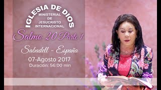 Estudio bíblico Salmo 20 Hna María Luisa Piraquive Sabadell España 07 agosto 2017 IDMJI [upl. by Assened]