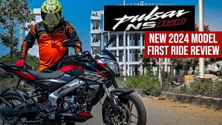 2024 Bajaj Pulsar NS160 First Ride Review  India Exclusive  Whats New [upl. by Ax]