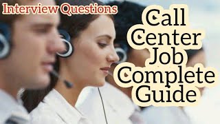 Call Center jobs complete guide in urdu  Hindi Interview Questions [upl. by Ahsir]